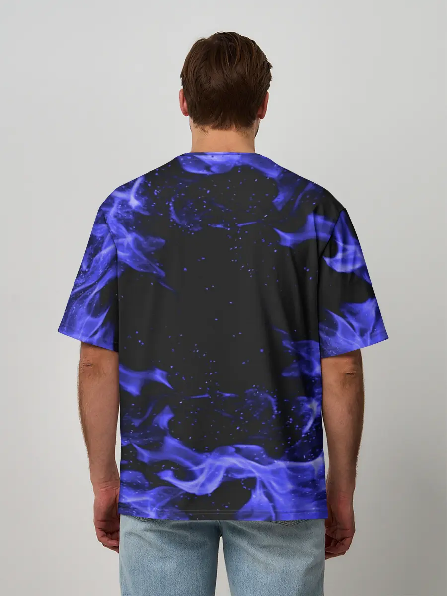 Мужская футболка оверсайз / VALORANT OMEN