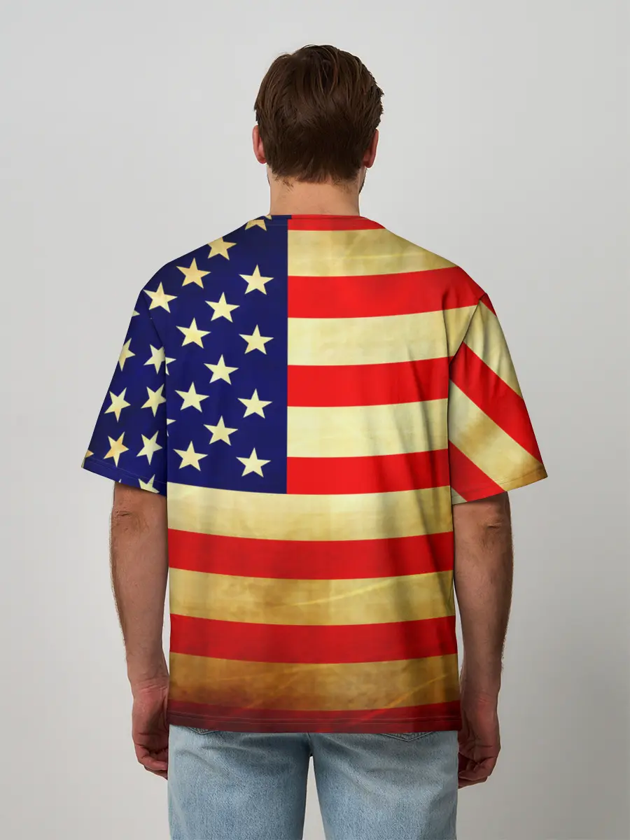 Мужская футболка оверсайз / USA