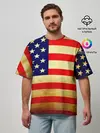 Мужская футболка оверсайз / USA