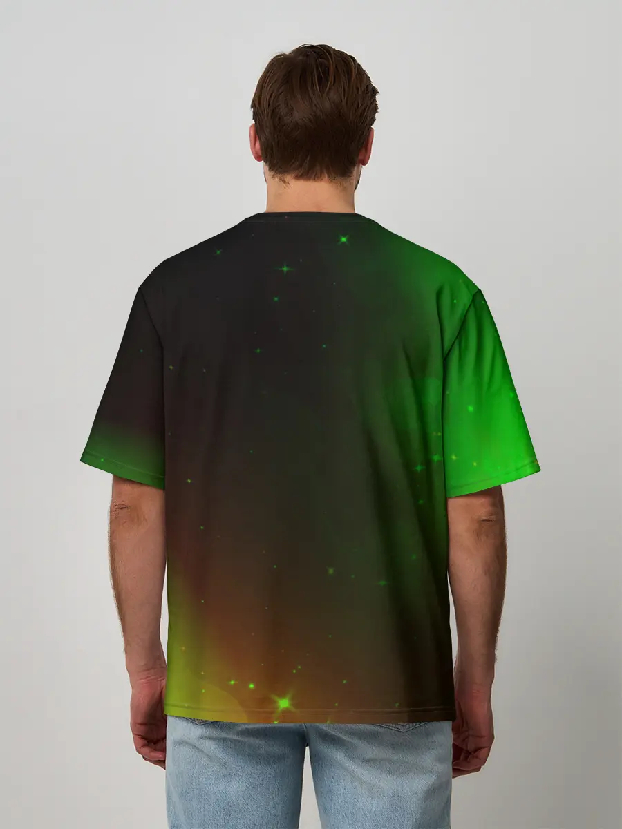 Мужская футболка оверсайз / MINECRAFT / МАЙНКРАФТ