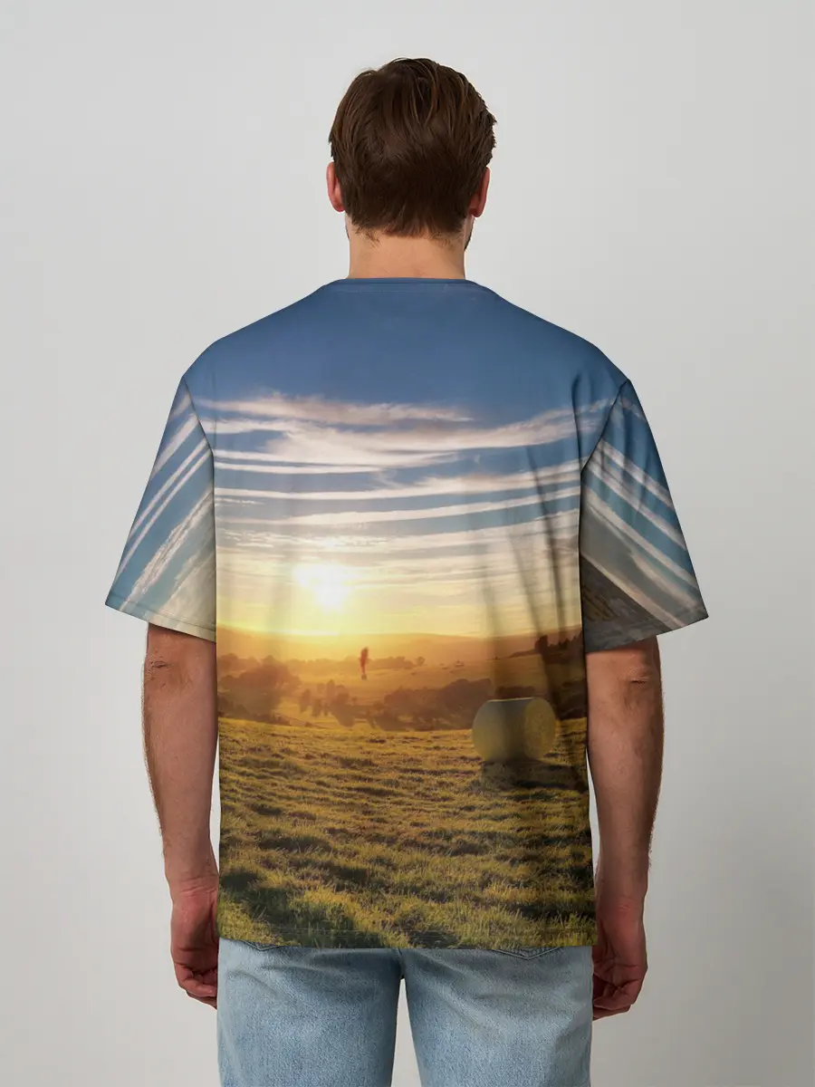 Мужская футболка оверсайз / PUBG