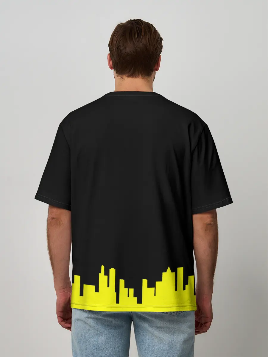 Мужская футболка оверсайз / TRAUMA TEAM Cyberpunk 2077