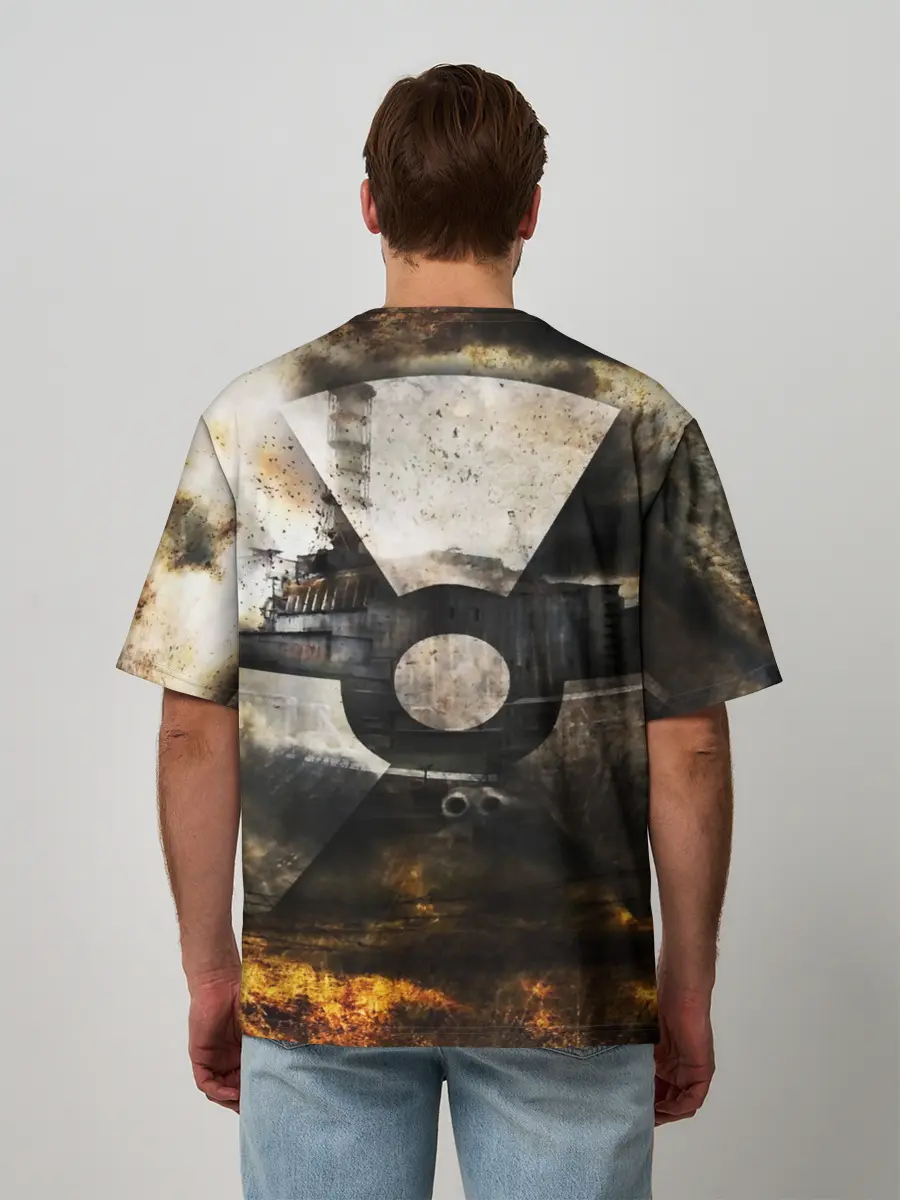 Мужская футболка оверсайз / СТАЛКЕР