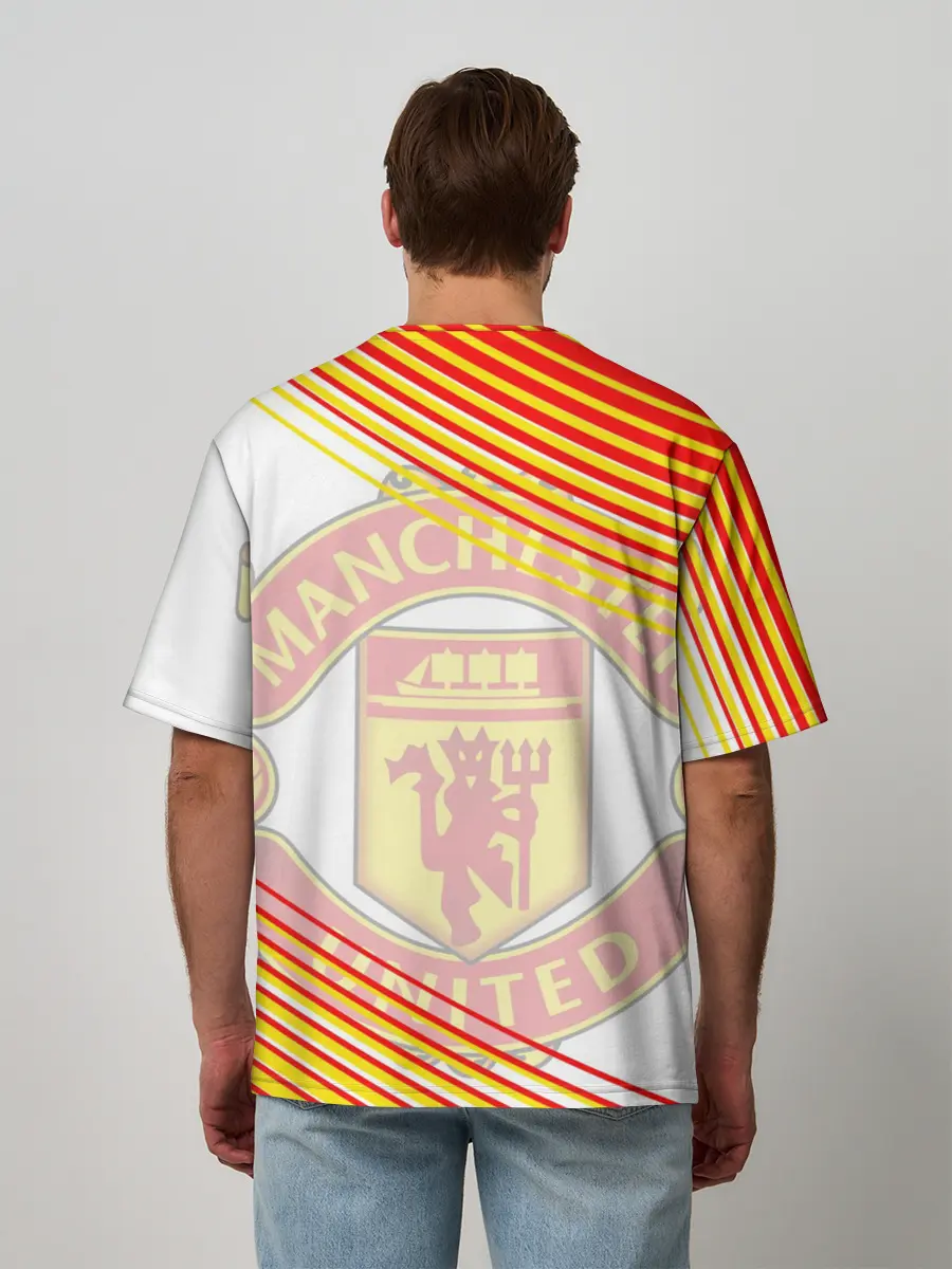 Мужская футболка оверсайз / МАНЧЕСТЕР / MANCHESTER / SPORT