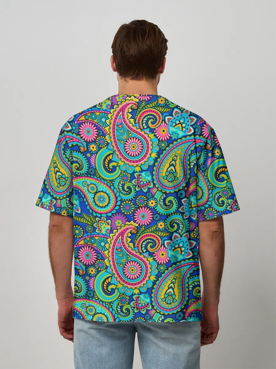 Мужская футболка оверсайз / Славянские Узоры