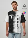 Мужская футболка оверсайз / TESLA