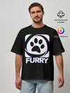 Мужская футболка оверсайз / Furry