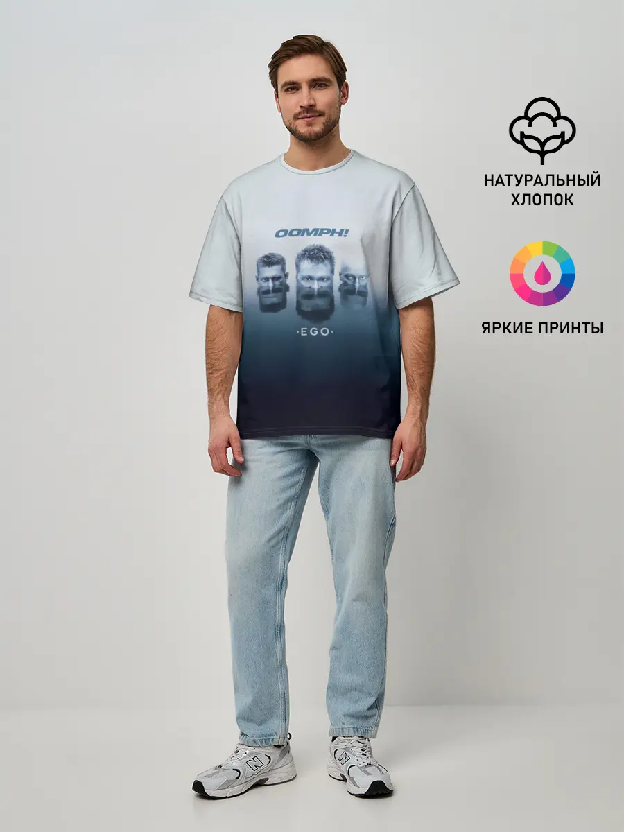Мужская футболка оверсайз / OOMPH!