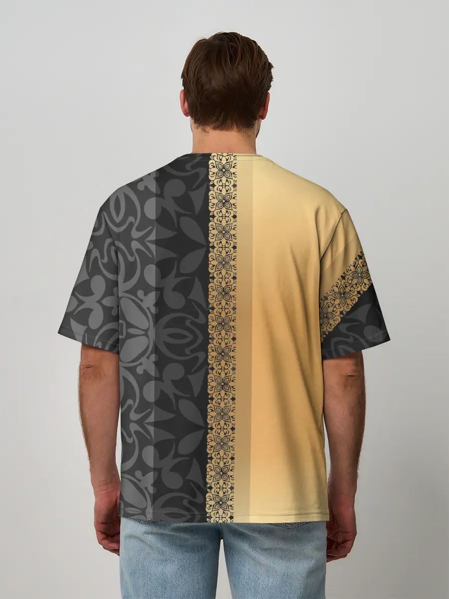 Мужская футболка оверсайз / СССР | СЕРП И МОЛОТ