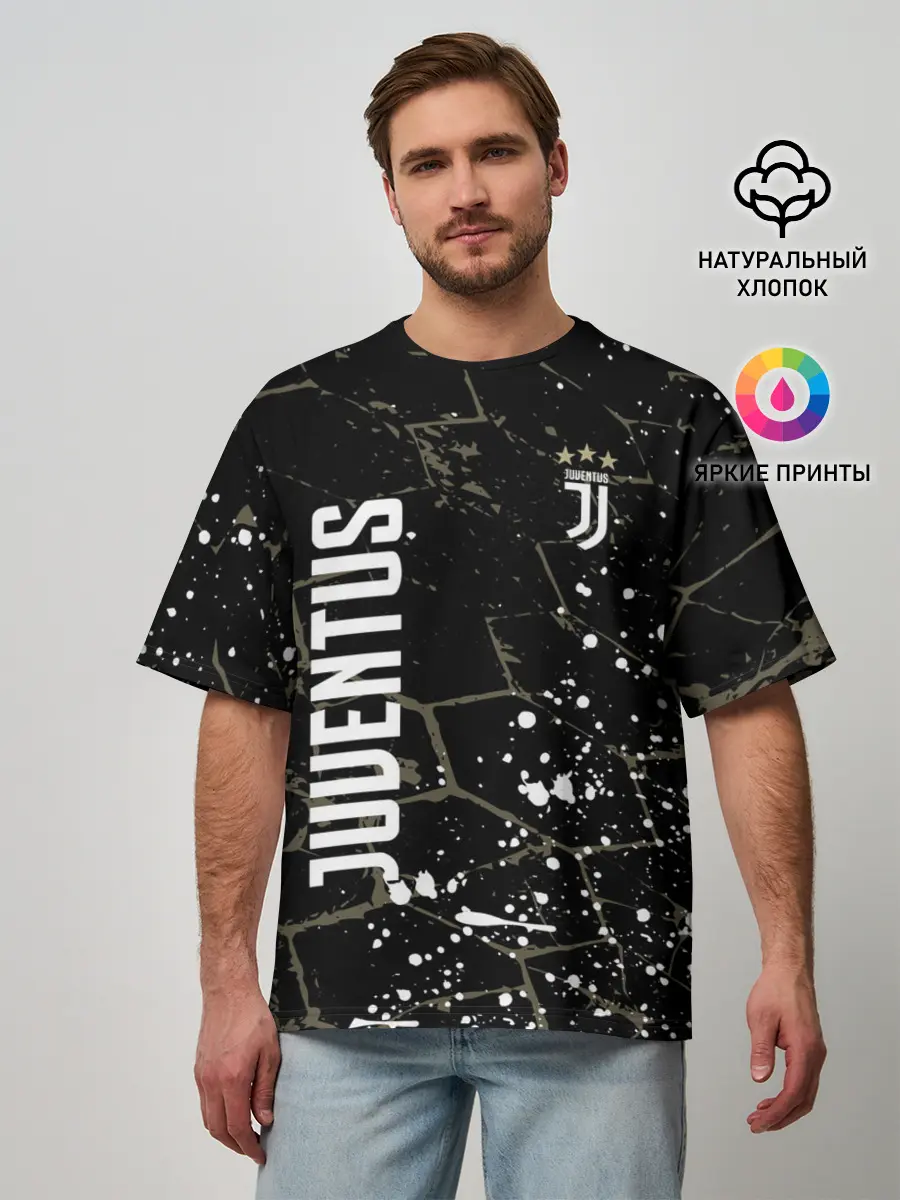 Мужская футболка оверсайз / JUVENTUS.
