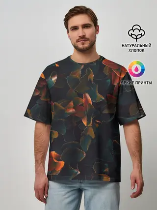 Мужская футболка оверсайз / Сочное лето