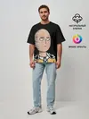 Мужская футболка оверсайз / One-Punch Man Ванпачмен