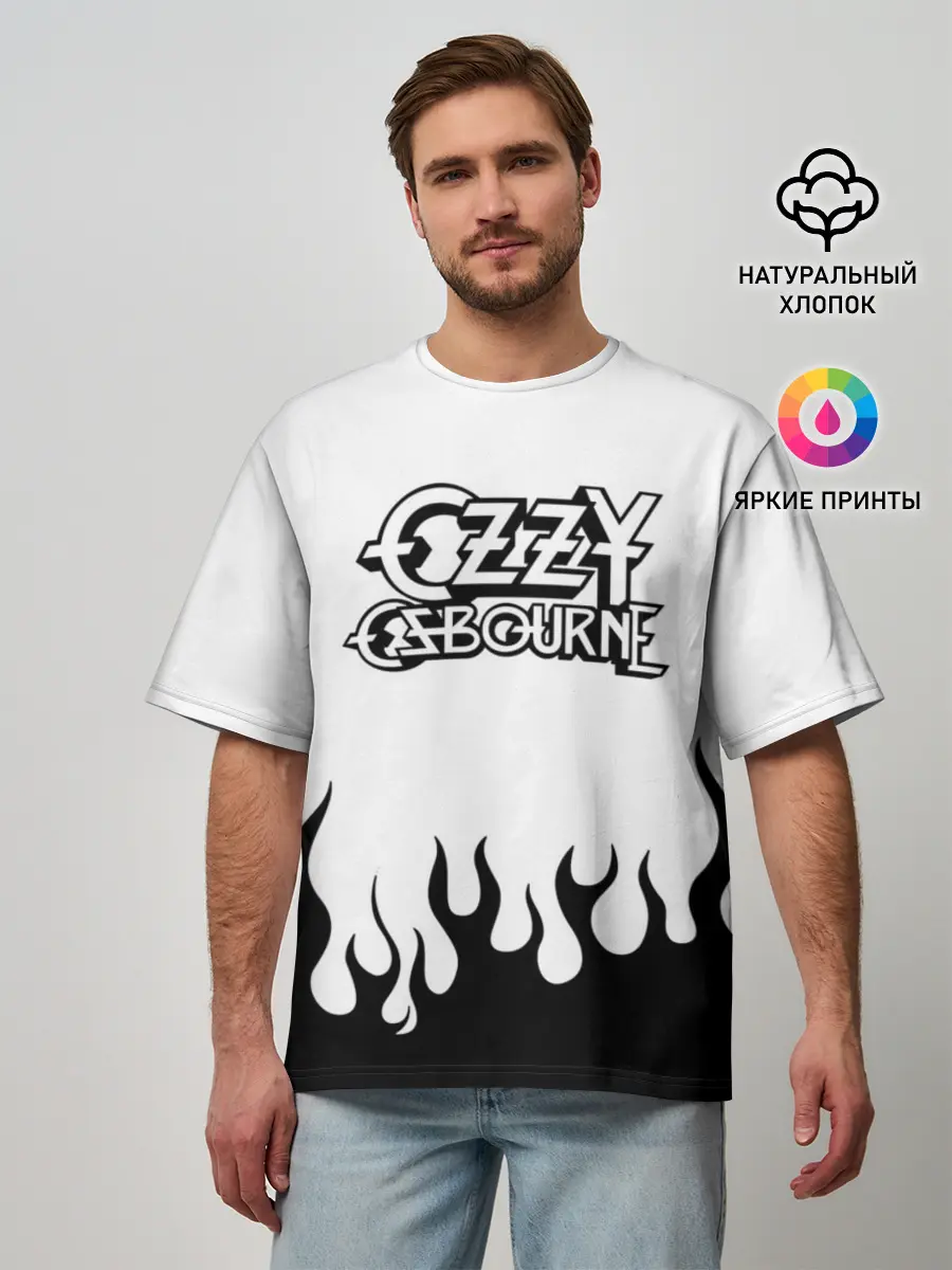 Мужская футболка оверсайз / Ozzy Osbourne