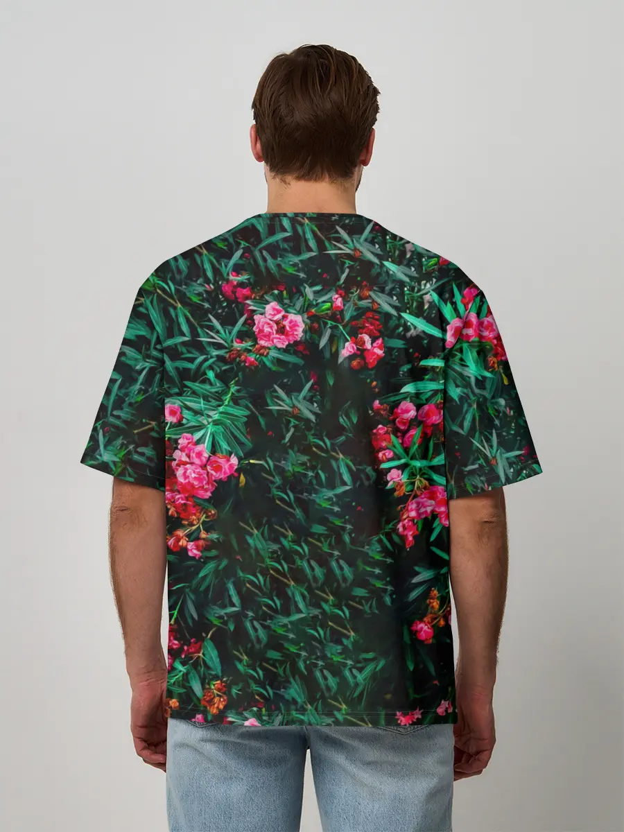 Мужская футболка оверсайз / MARSHMELLO ROSES