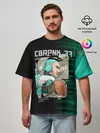 Мужская футболка оверсайз / CBRPNK 77 VERSION III