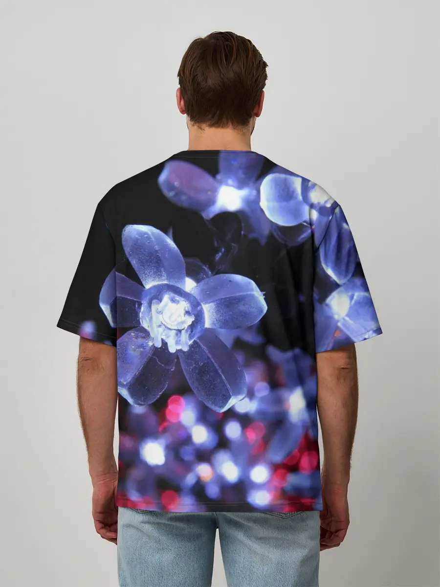 Мужская футболка оверсайз / Неоновые цвета