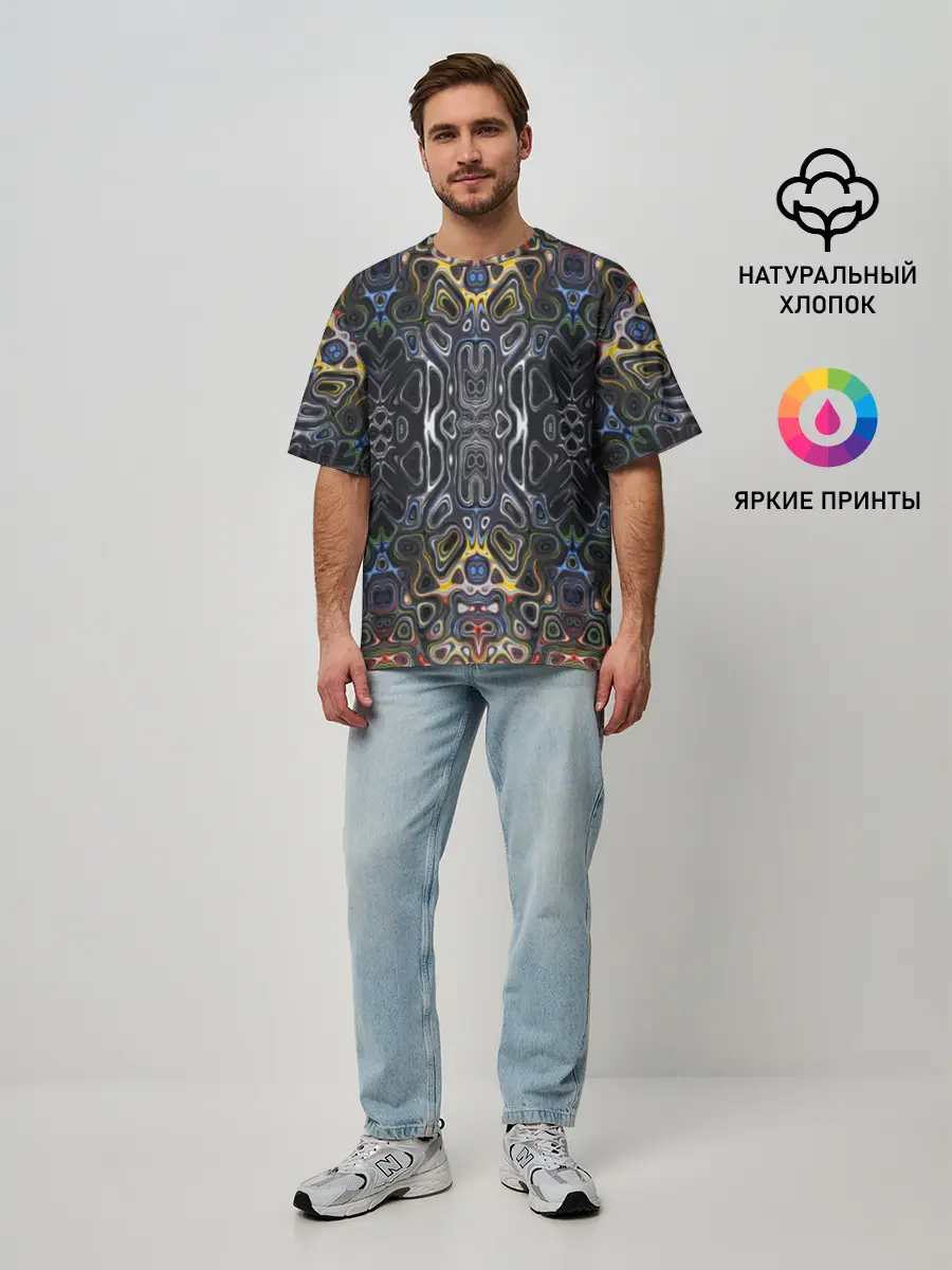 Мужская футболка оверсайз / lawnge