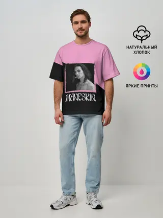 Мужская футболка оверсайз / Maneskin> Domiano