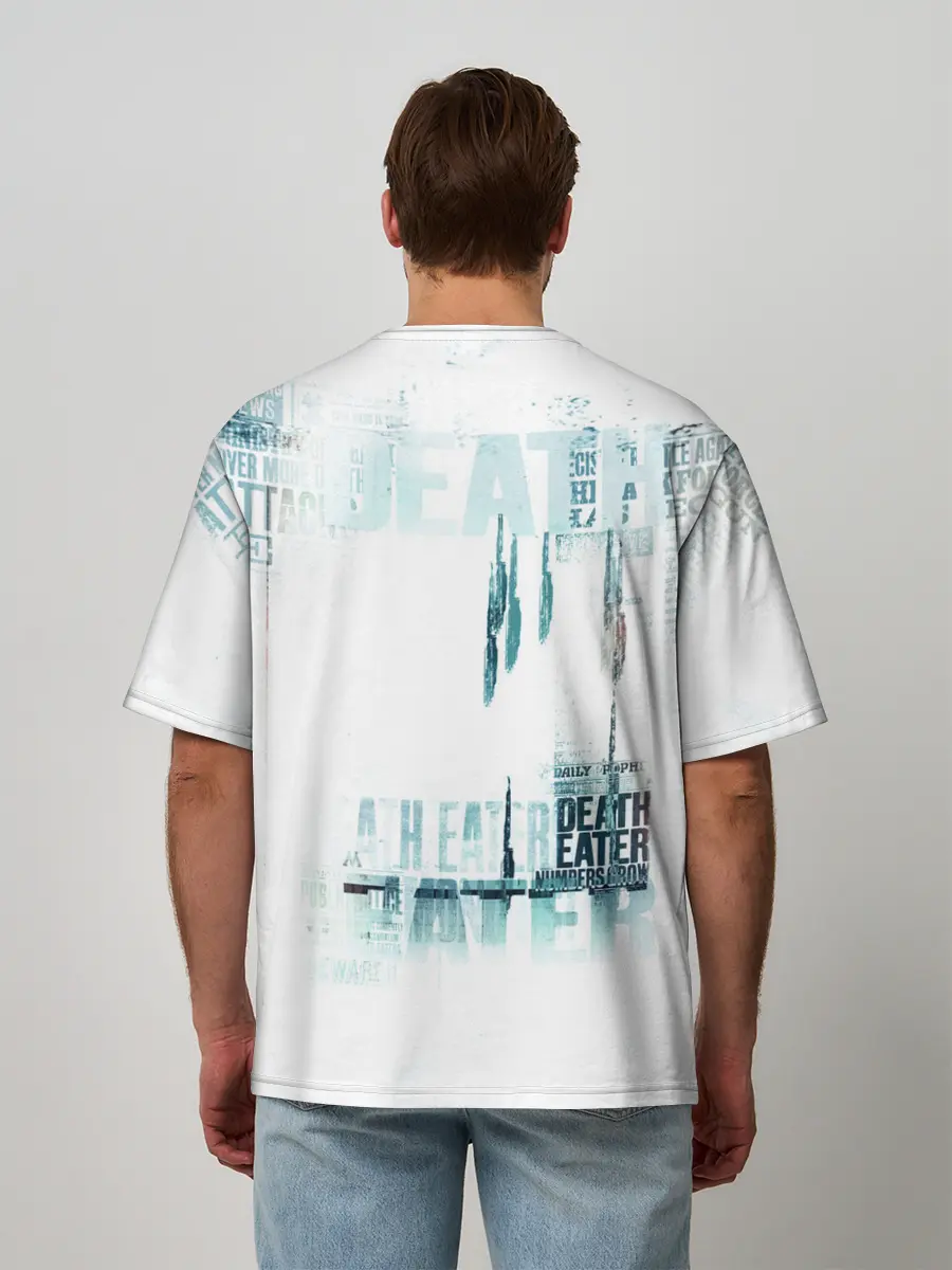 Мужская футболка оверсайз / Гарри Поттер