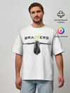 Мужская футболка оверсайз / BRAZZERS