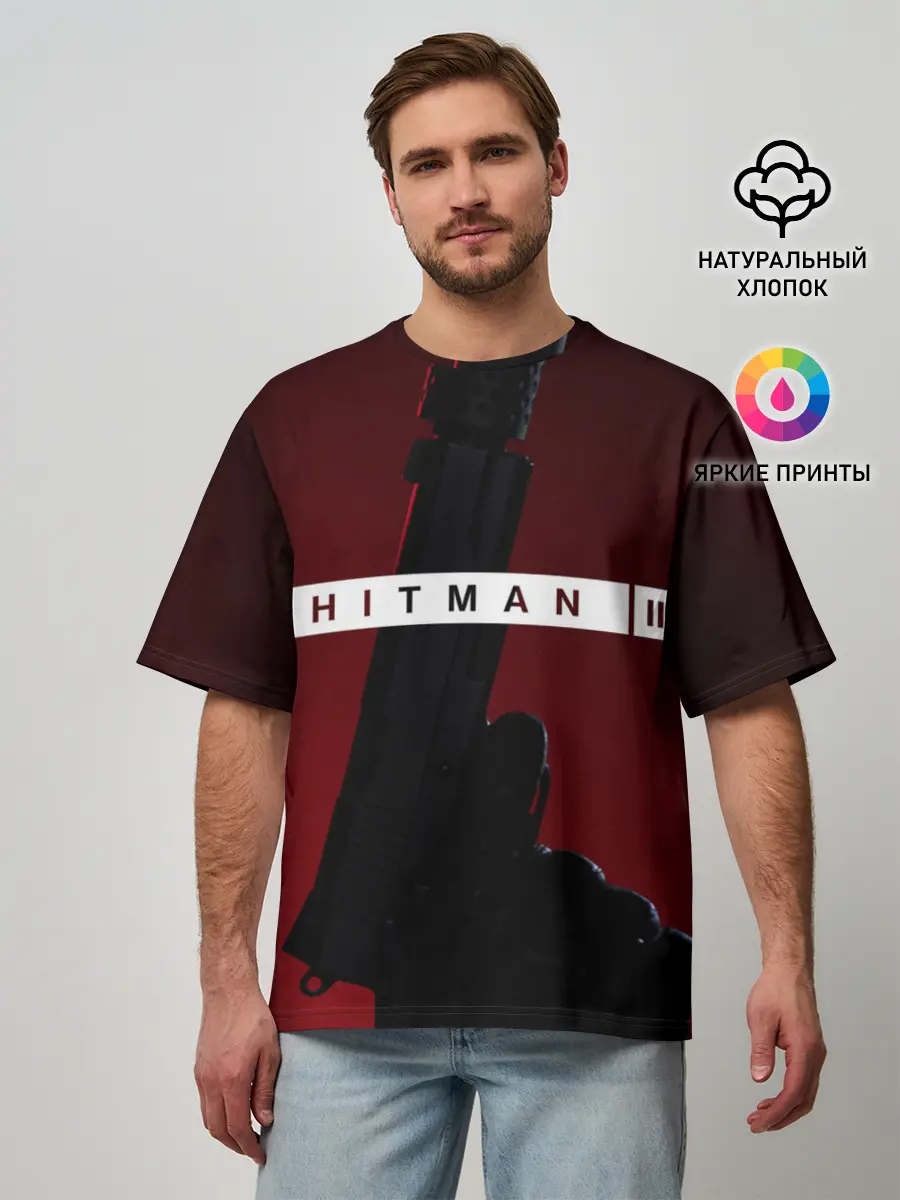 Мужская футболка оверсайз / Hitman III