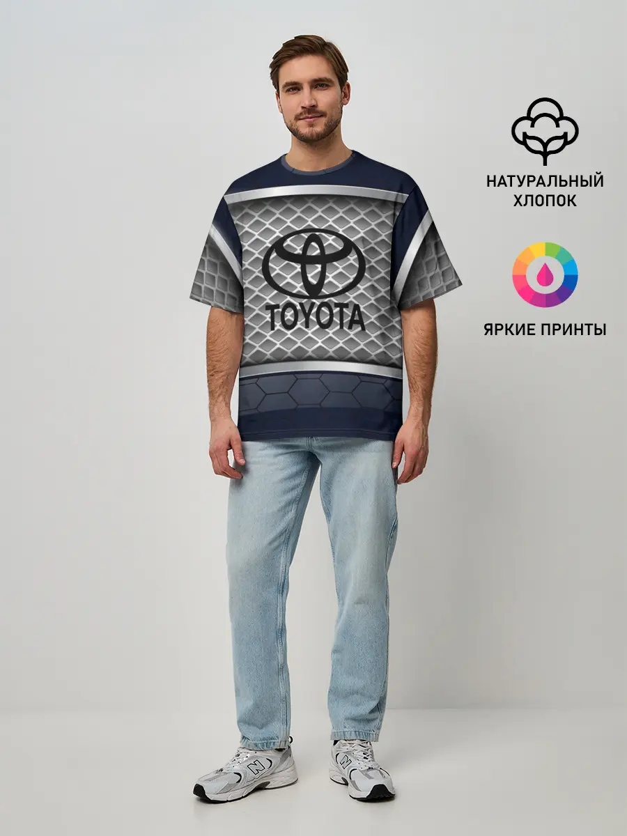 Мужская футболка оверсайз / TOYOTA SPORT