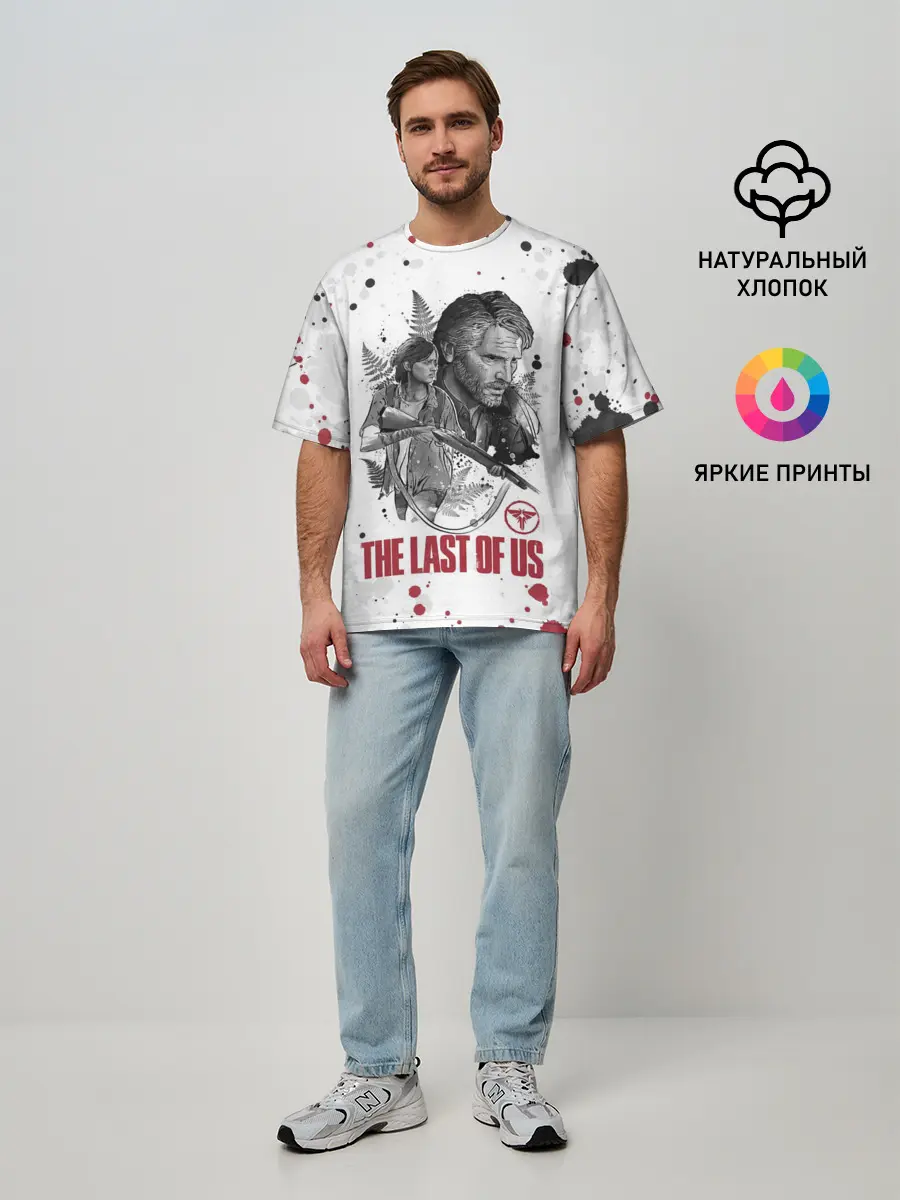 Мужская футболка оверсайз / The Last of Us