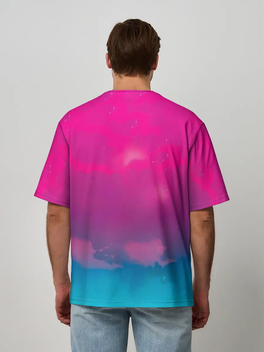 Мужская футболка оверсайз / Прекрасная АСКА ЛЭНГЛИ СОРЬЮ