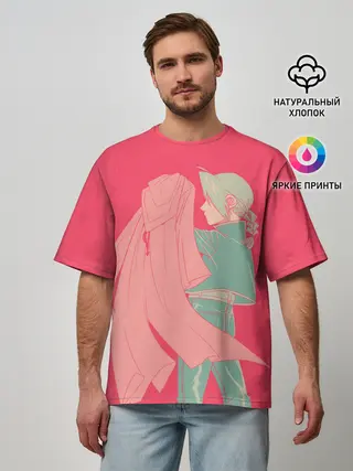 Мужская футболка оверсайз / Стальной Алхимик