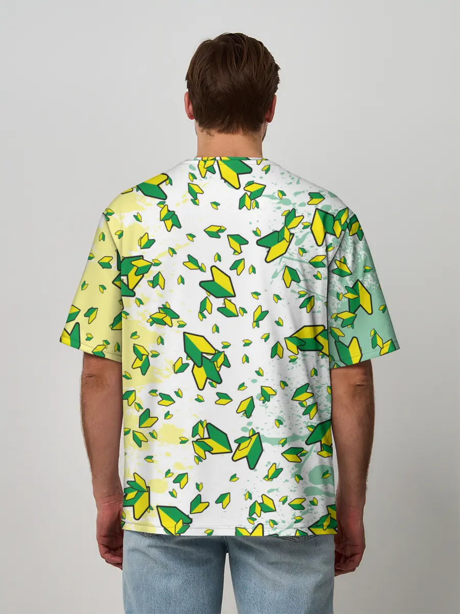 Мужская футболка оверсайз / JDM | ПАТТЕРН | ЯПОНОВОД