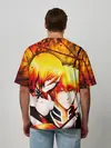Мужская футболка оверсайз / Ичиго Куросаки и Орихиме Иноуэ