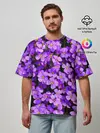 Мужская футболка оверсайз / Сирень