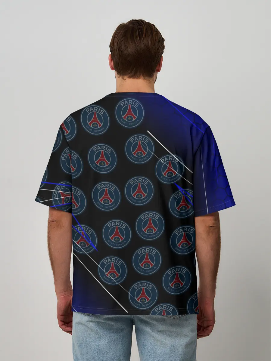 Мужская футболка оверсайз / НЕЙМАР / NEYMAR / ПСЖ