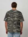 Мужская футболка оверсайз / Именной камуфляж. Владимир