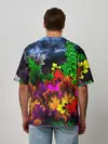 Мужская футболка оверсайз / КИСЛОТНАЯ АБСТРАКЦИЯ