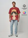 Мужская футболка оверсайз / Luffy