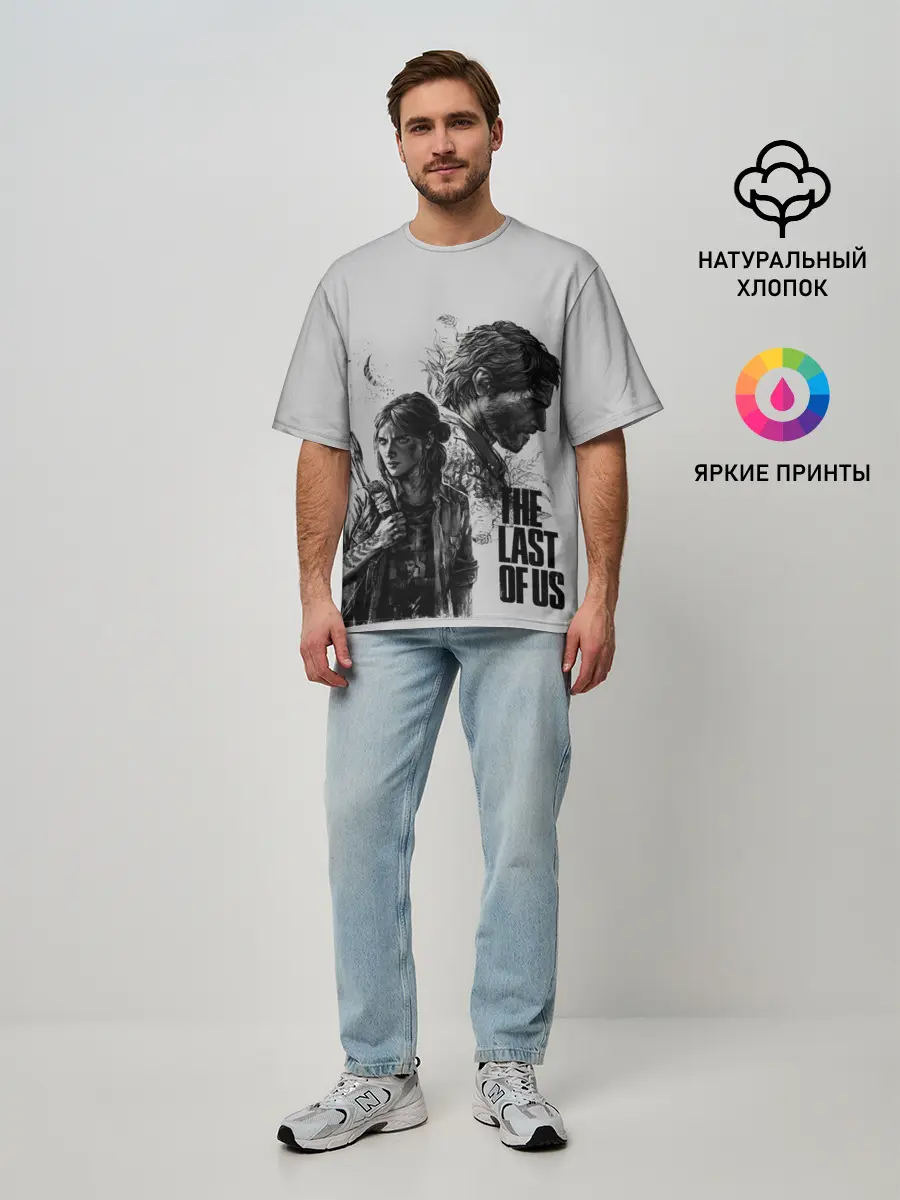 Мужская футболка оверсайз / The Last of Us 2