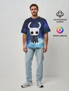 Мужская футболка оверсайз / Рыцарь - HOLLOW KNIGHT