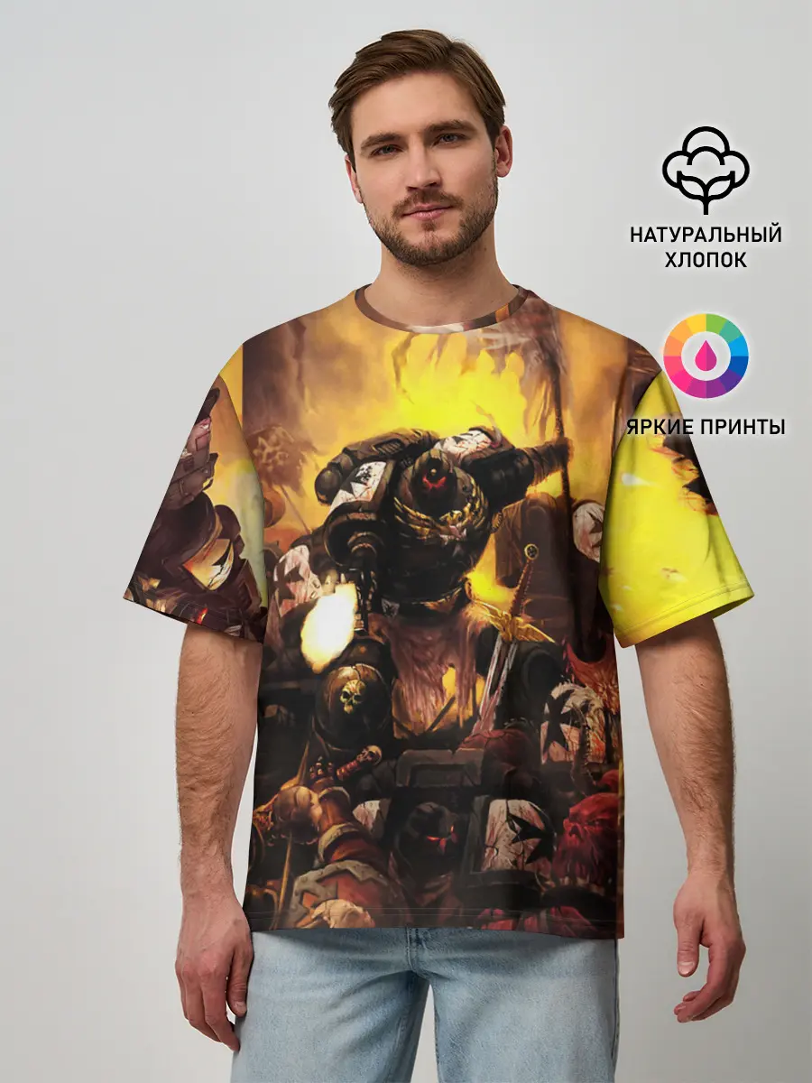 Мужская футболка оверсайз / WARHAMMER 40K