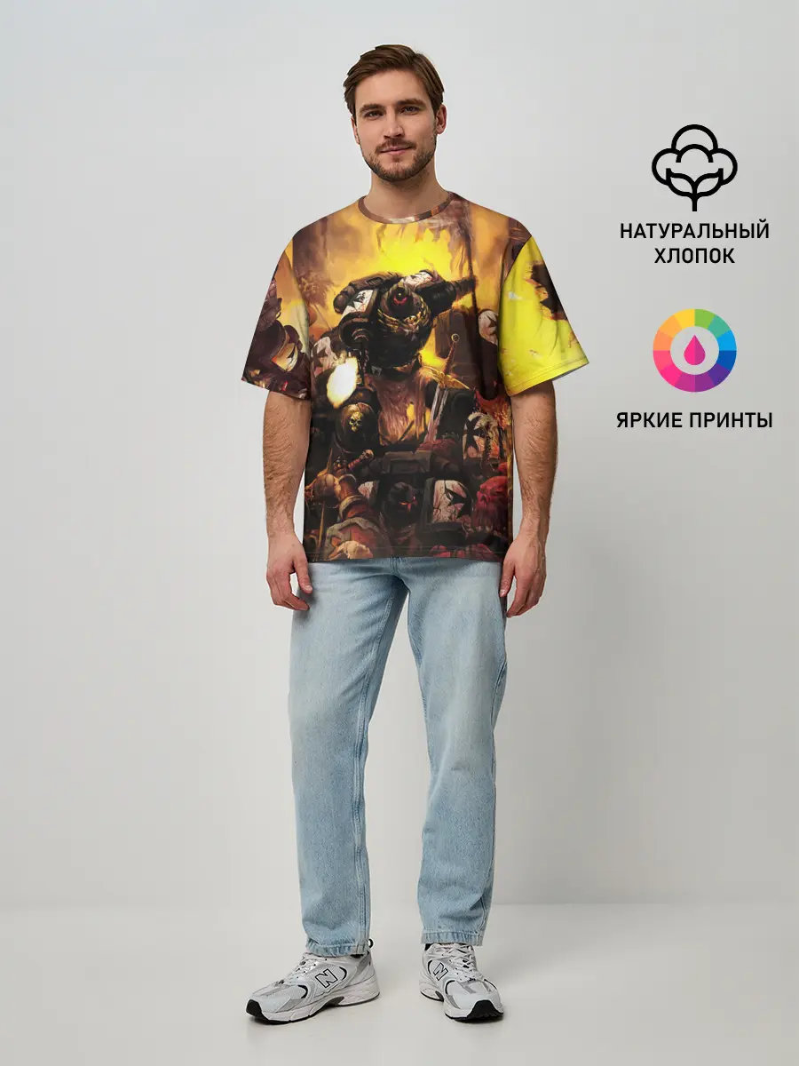 Мужская футболка оверсайз / WARHAMMER 40K