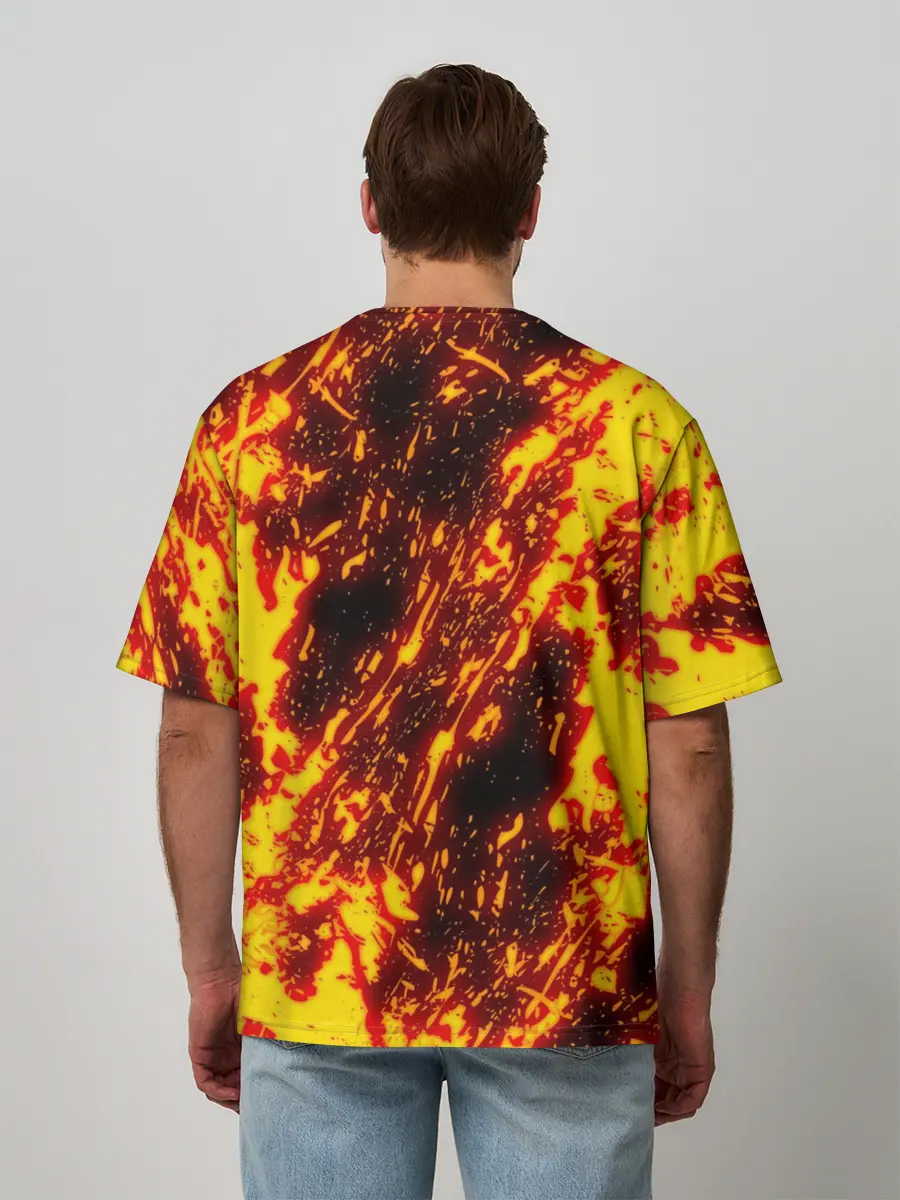 Мужская футболка оверсайз / DOOM THE CRUCIBLE | ДУМ