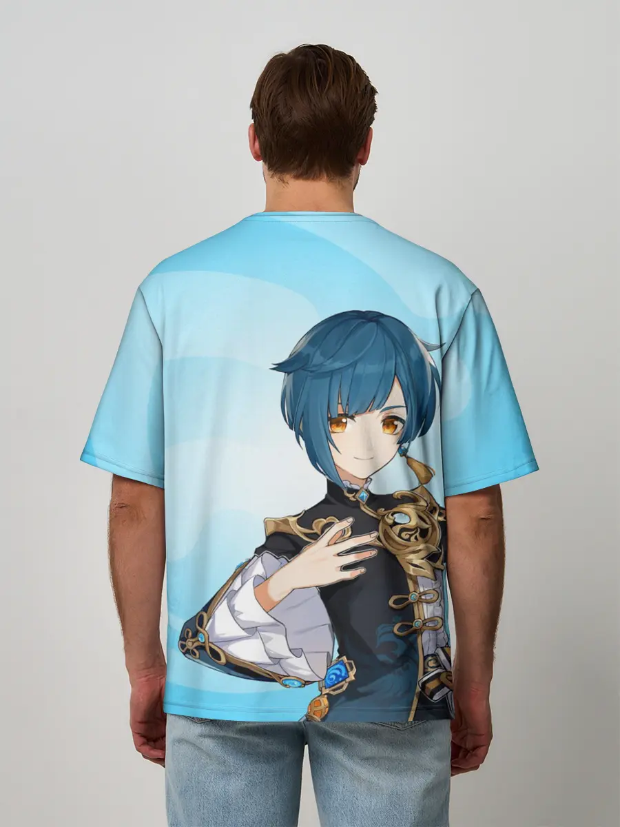 Мужская футболка оверсайз / GENSHIN IMPACT, СИН ЦЮ