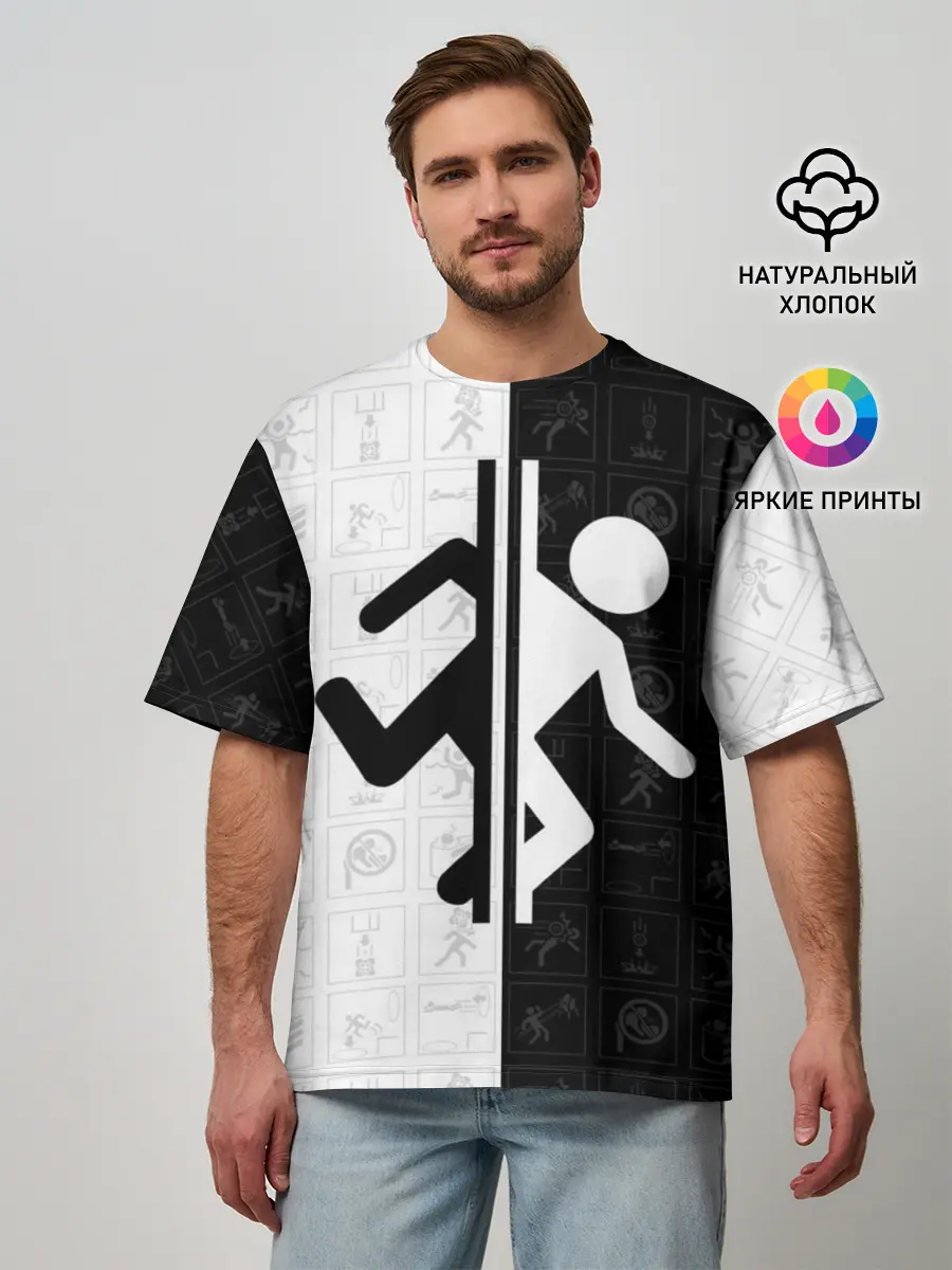 Мужская футболка оверсайз / PORTAL