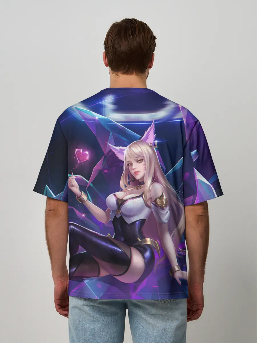 Мужская футболка оверсайз / KDA League of legends