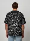 Мужская футболка оверсайз / Паутина с пауками