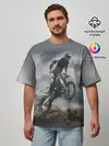 Мужская футболка оверсайз / МОТОКРОСС КТМ | MOTOCROSS KTM