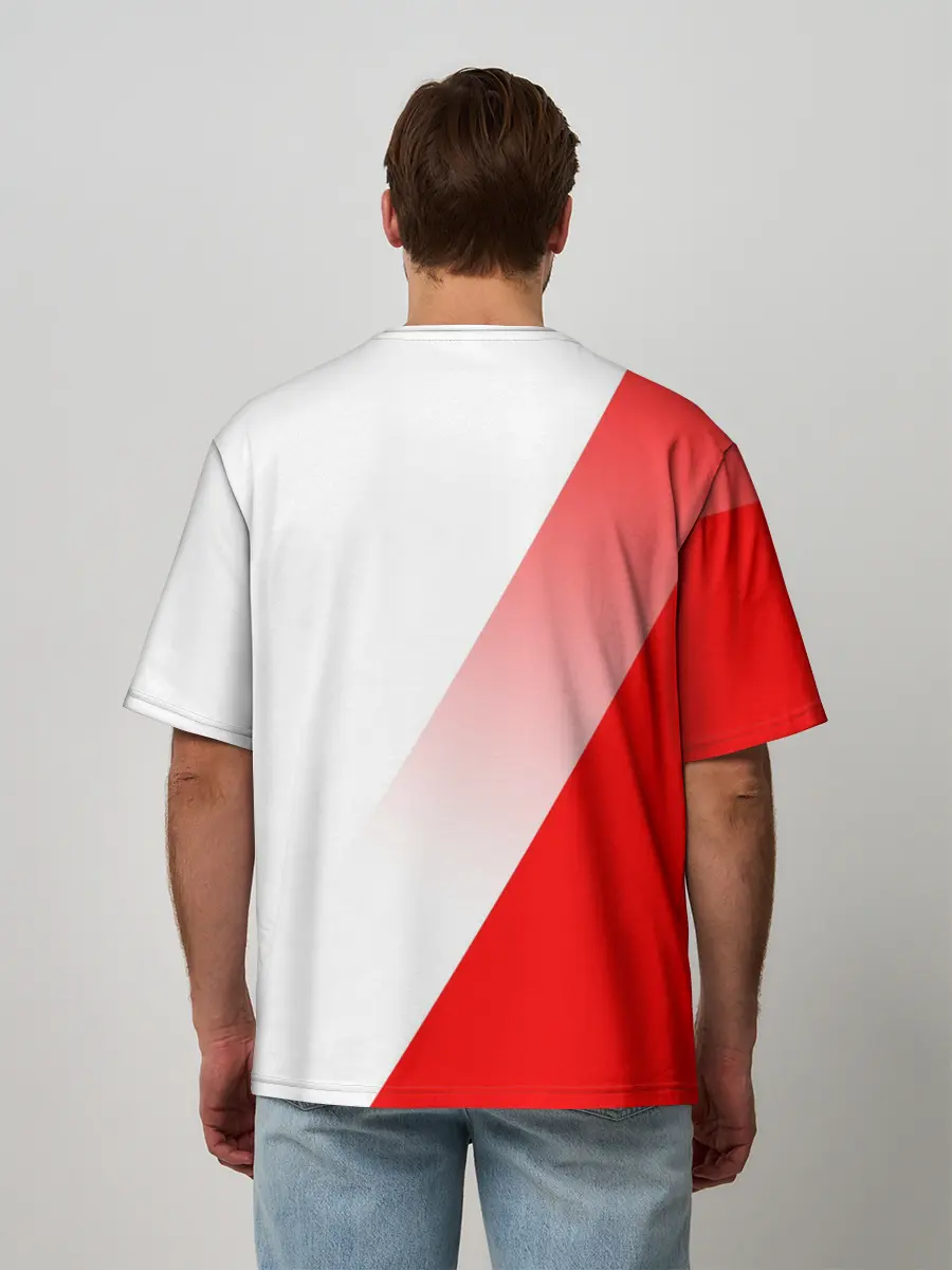 Мужская футболка оверсайз / SUZUKI / СУЗУКИ / RACING