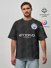 Мужская футболка оверсайз / Manchester City | Home Goalkeeper