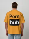 Мужская футболка оверсайз / Pornhub