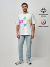 Мужская футболка оверсайз / GAMEPAD